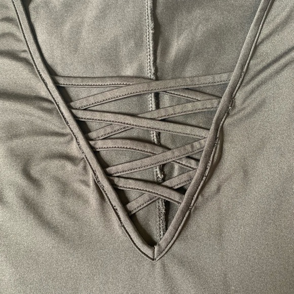 Black Criss Cross Top - Picture 5 of 5